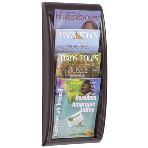 Wand-Prospekthalter A4 schwarz PAPERFLOW 4061.01 QuickBlick