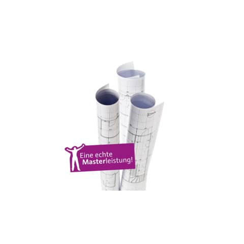 Plotterpapier 914mmx50m 90g 4RL weiß MASTERJET LCI-MC90R914-50VE4