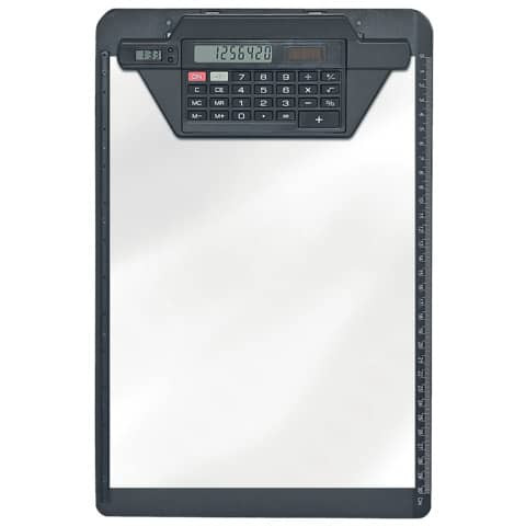 Klemmbrett A4 schwarz ECOBRA 792250 m.Solarrrechner