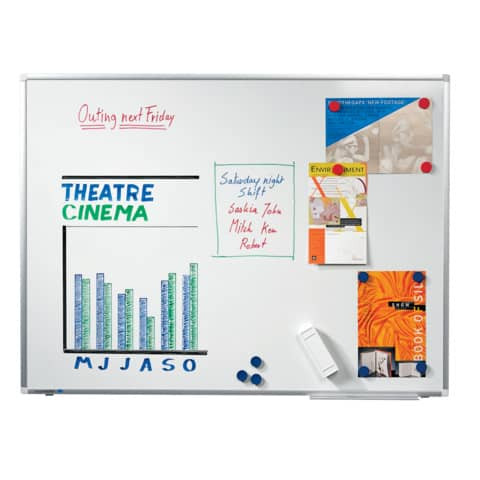 Whiteboardtafel weiß 60x90cm LEGAMASTER 7-101043