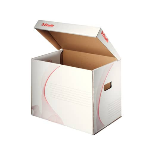 Archivcontainer m. Klappdeckel A4 ESSELTE 128911 weiß
