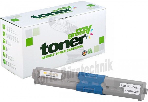 my green toner Toner-Kit gelb HC (182129) ersetzt 46508709
