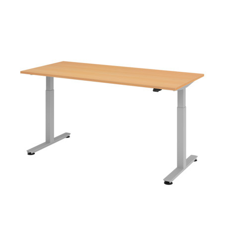 Schreibtisch 180x80cm buche HAMMERBACHER MONT.VXMST19/6/S