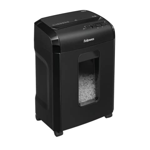 Aktenvernichter 10M schwarz FELLOWES 4630601 Mikro-Partikel 2x12mm