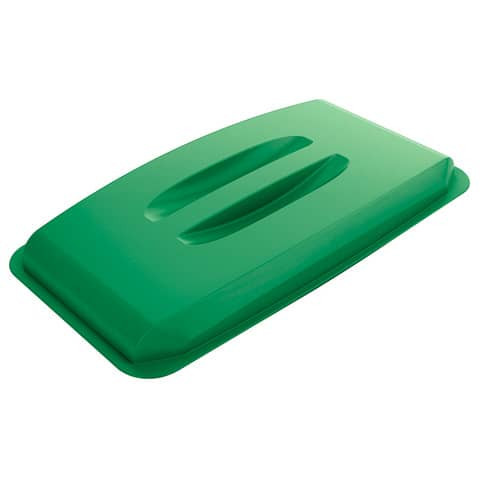 Papierkorb 60L PP+Deckel grau/grün DURABLE VEH2012028 Durabin