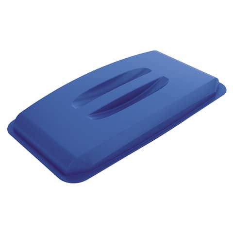 Papierkorb 60L PP+Deckel grau/blau DURABLE VEH2012027 Durabin