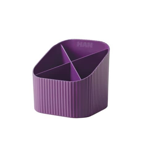 Schreibköcher Re-X-LOOP lila HAN 17238-957 4 Fächer
