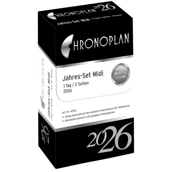 Jahres-Set Midi 2026 CHRONOPLAN 50536