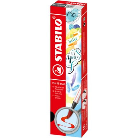 Faserschreiber Pen 68 brush lila STABILO 568/58