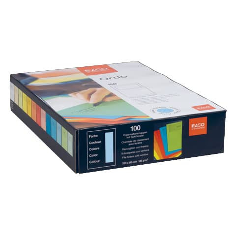 Sichtmappe Ordo A4 120g 100ST sortiert ELCO 29488.00 classico