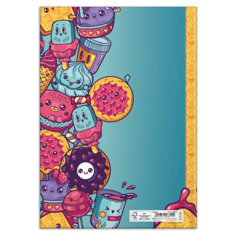 Notizbuch A4 96BL blanko Sweets RNK 46810