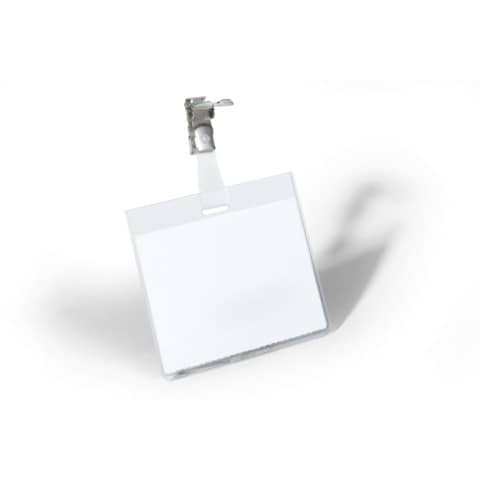 Namensschild 60x90mm transparent DURABLE 8003 19 25ST
