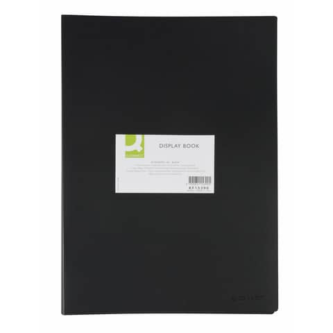 Sichtbuch 20 Hüllen A3h schw. Q-CONNECT KF15390 20 Hüllen