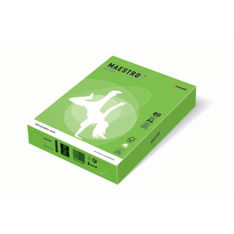 Kopierpapier A4 80g 500Bl maigrün MAESTRO COLOR 9417-MA42A80S