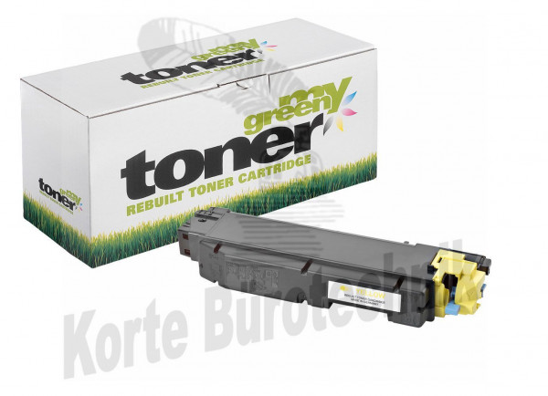 my green toner Toner-Kit gelb (152191) ersetzt TK-5150Y