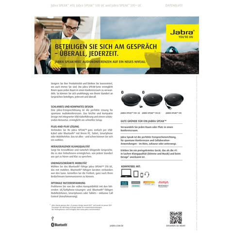 Freisprecheinrichtung Speak 510 JABRA 7510-109/108735