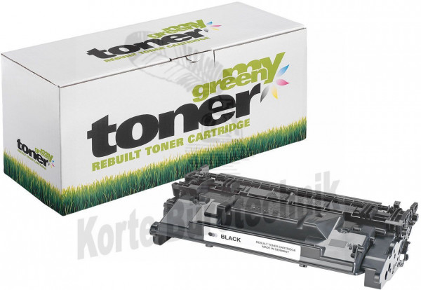 my green toner Toner-Kartusche schwarz HC (134692) ersetzt 87A, 041