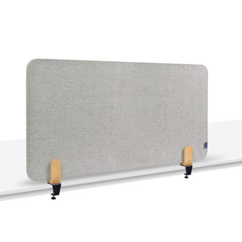 Trennwand Elements akustik grau LEGAMASTER 7-209811 60x120cm m. Klemme