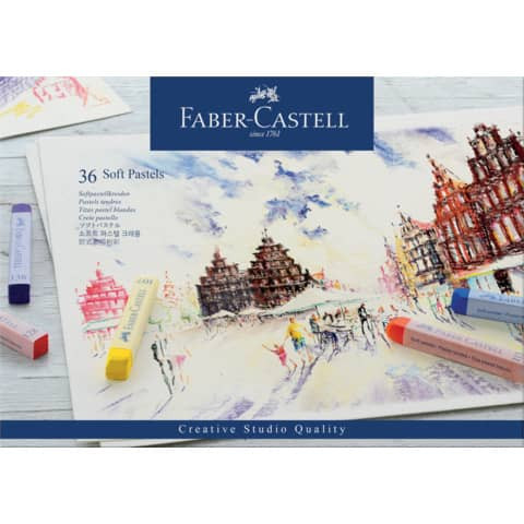 Pastellkreide Goldfaber 36ST FABER CASTELL 128336 Kartonetui