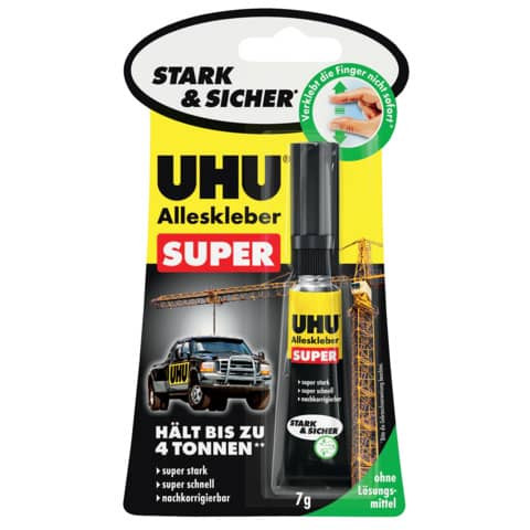Alleskleber Super 7g UHU 46960 Strong & Safe