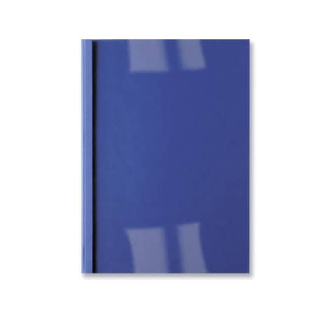 Thermomappe Lederoptik - A4, 1,5 mm/15 Blatt, blau, 100 Stück