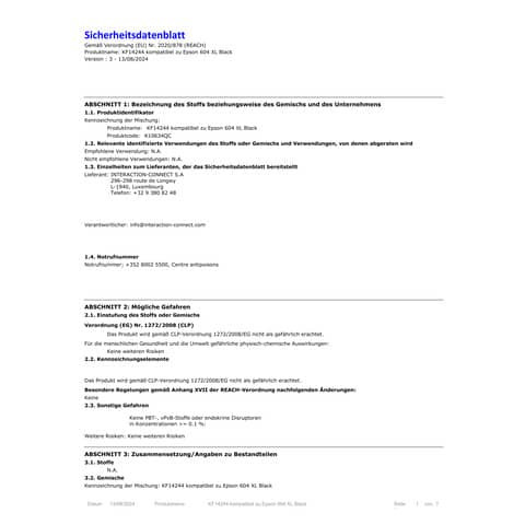 Tinte ersetzt Epson 604XL-Multi Q-CONNECT KF14244