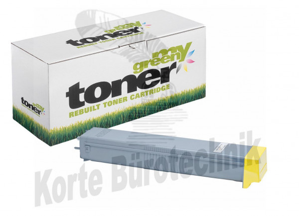 my green toner Toner-Kit gelb (201110) ersetzt Y6072