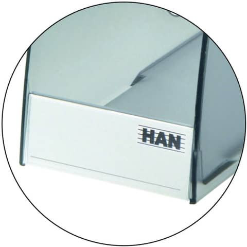 Stehsammler A4 Twin trans.grau HAN 1611-69 A4 76mm Kunst