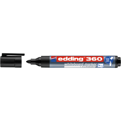 Boardmarker 1,5 - 3mm schwarz EDDING 4-360001 cap off