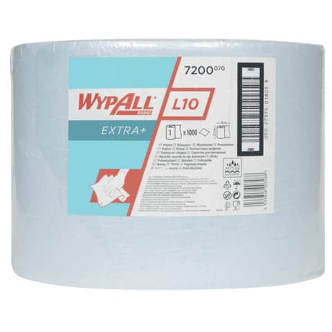 Wischtuch Rolle L10 blau WYPALL 7200 Großrolle