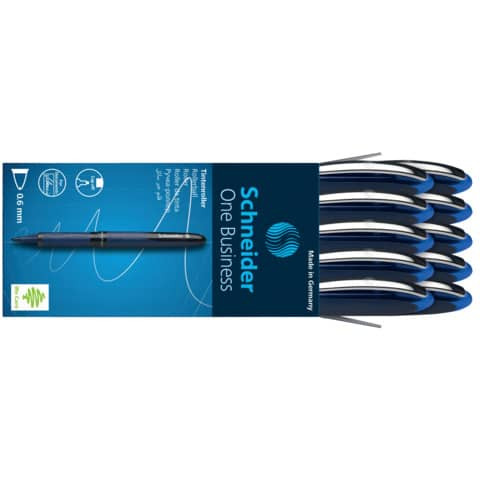 Tintenroller One 0,6mm blau SCHNEIDER 183003 Business