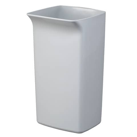 Papierkorb 40L+Schwingklappe weiß/rot DURABLE VEH2012037 Durabin