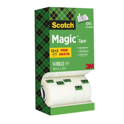 Klebeband Magic 14RL SCOTCH 8R14TPR 19 mm 33 m