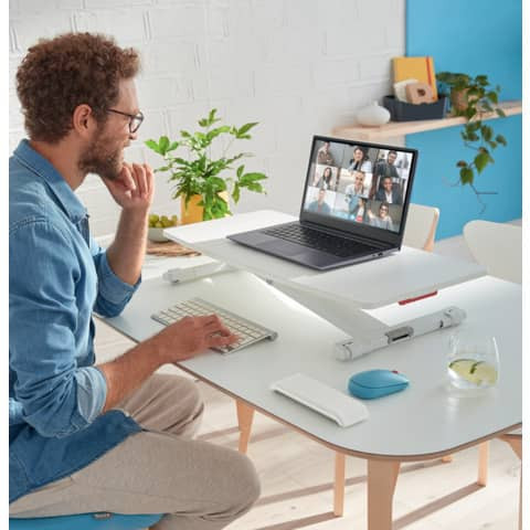 Bildschirmträger Cosy grau LEITZ 6533-00-85 Ergo