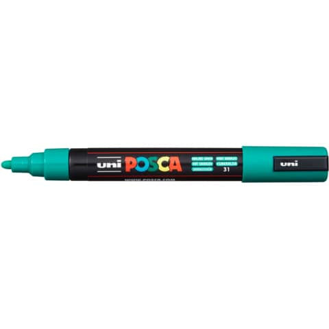 Pigmentmarker UniPosca smaragdgrün UNI-BALL 182562 PC-5M