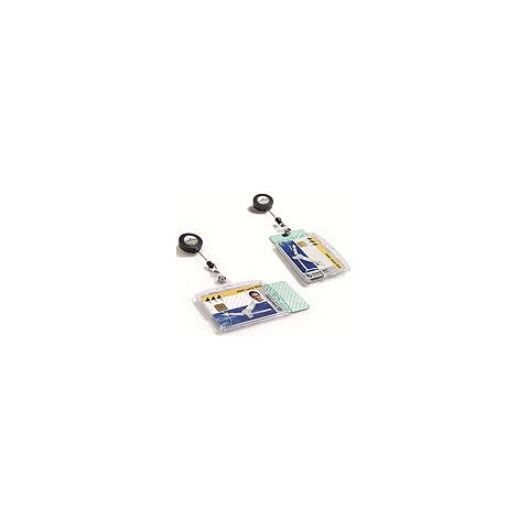 Ausweishalter 10ST haltersw DURABLE 8224 19 54x87mm