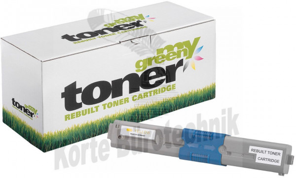 my green toner Toner-Kit gelb (181313) ersetzt 44973533