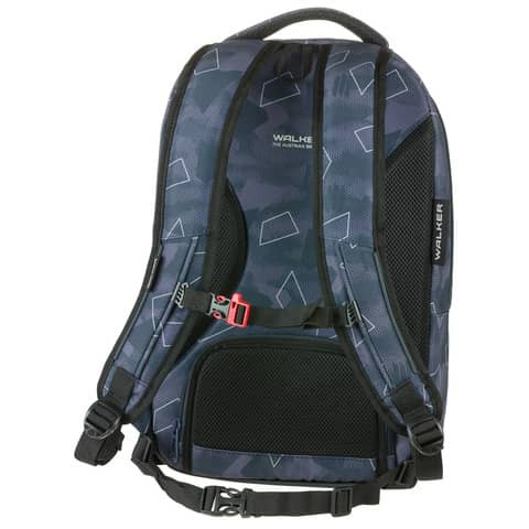 Schulrucksack Wizzard grey polygon WALKER COLLEGE 2.0 42128-376 31L
