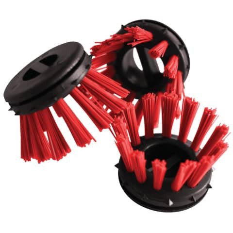 Rundbürste Pg10St rot MILTEX 31285 f.Ringgummimatte