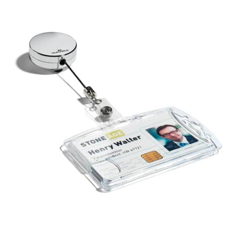 Ausweishalter 10ST Chrome DURABLE 8225 23