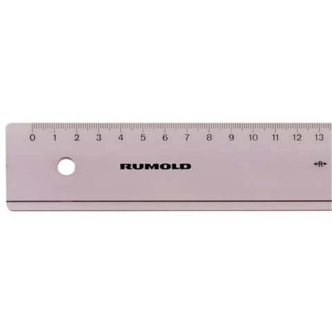Plastiklineal 40cm transp. RUMOLD FL 41 Luran