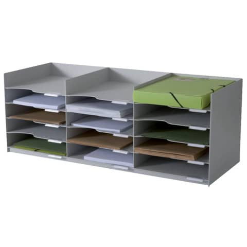 Sortierablage grau PAPERFLOW 535.02 15 Fächer