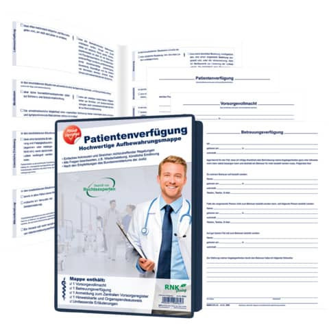 Sammelmappe Meine Patientenverfügung RNK 28962 225x310mm