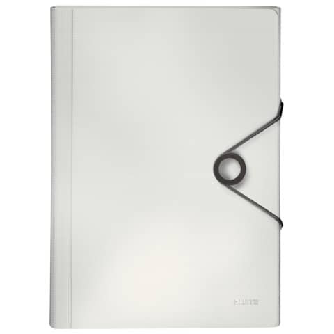 Fächermappe Solid A4 PP weiß LEITZ 4579-10-01 6 Fächer