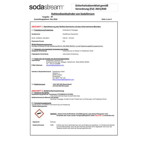 CO2-Zylinder Tauschbox Quick Connect SODASTREAM T_PNK 6x leer 425g