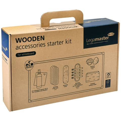 Starterset WOODEN für Whiteboards LEGAMASTER 7-125600
