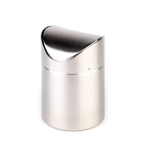 Tisch-Abfallsammler Edelstahl APS 00027