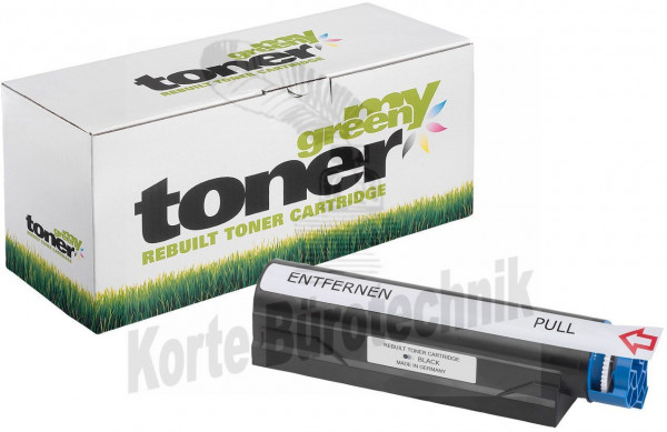 my green toner Toner-Kit schwarz HC plus (181993) ersetzt 45807111