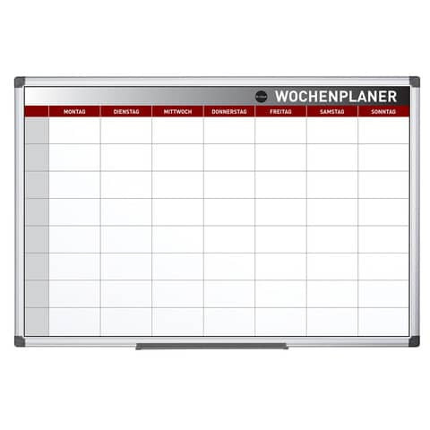 Wochenplaner - 90 x 60 cm, silber