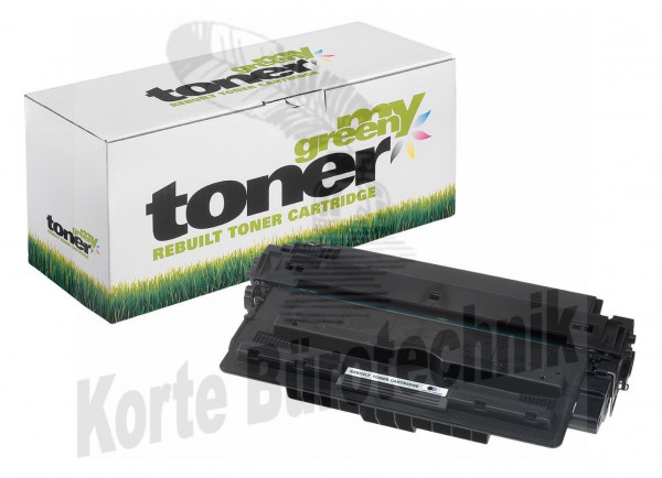 my green toner Toner-Kartusche schwarz (130540) ersetzt 16A, CRG-509